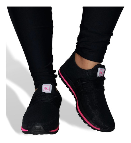 Imagem 1 de 7 de Tenis, Feminino Academia Pra Mulher, Caminhada Promoçao Moda