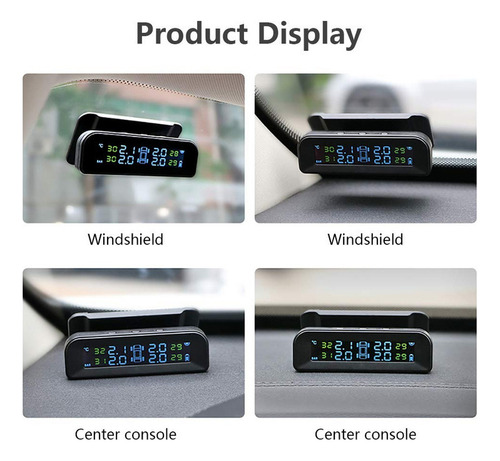 Solar Tpms Sistema De Monitoreo De Presión Auto Neumáticos