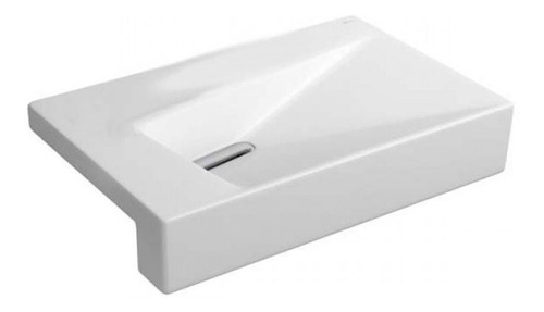 Bacha de baño semi encaje Deca L1092 blanco 375mm x 575mm 135mm de alto