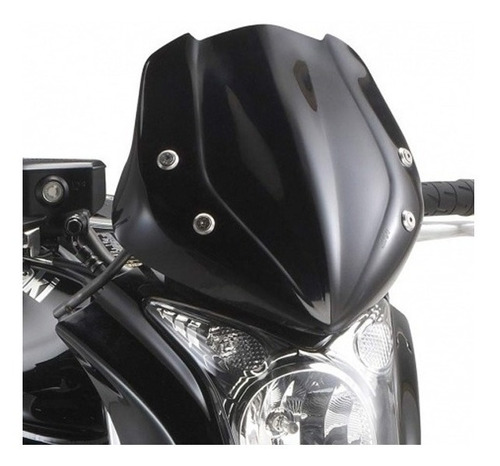 Outlet Parabrisas Adaptable Moto Calle Universal Negro