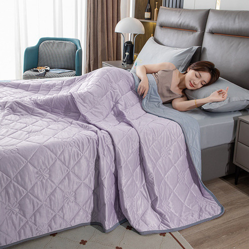 Edredón De Cama Doble, Edredón De Cama Doble Azul Y Morado