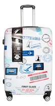 Comprar Owen Valija De Viaje Grande Estampada Rígida Ow40006 28'' 3c Color Sellos