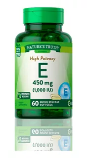 Vitamina E Nature's Truth 1,000 Iu 60 Softgels