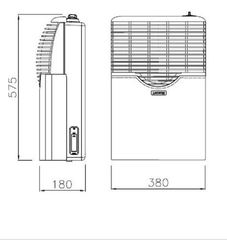 Imagen 2 de 4 de Calefactor Convector Longvie Eca3 3200 Kcal Premium