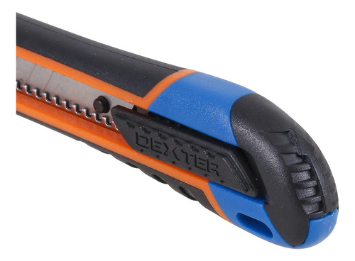 Estilete Retrátil Emborrachado 9mm Dexter