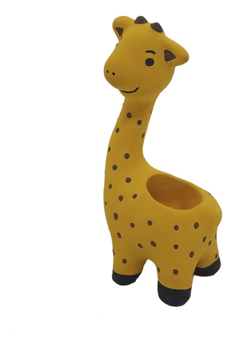 Cachepô  Para Cactos E Suculentas Girafa 17x7cm