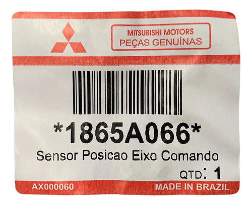 Sensor Fase Comando Valvulas Outlander 2.0 2.4 1865a066