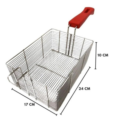 Imagem 2 de 6 de Fritadeira Elétrica Industrial 6 Litros Com Cabo Térmico