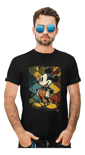 Disney Playera Mickey Mouse Negra MercadoLibre