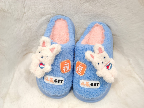 Pantufla Kawaii Comodas Felpa Hombre Mujer Suela Gruesa