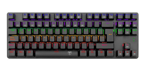 Teclado Gamer T-dagger Bora Rainbow Sp T-tgk313 Blue Switch