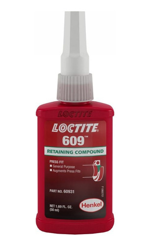 Fija Rodamientos Loctite 609 50 Ml 135512