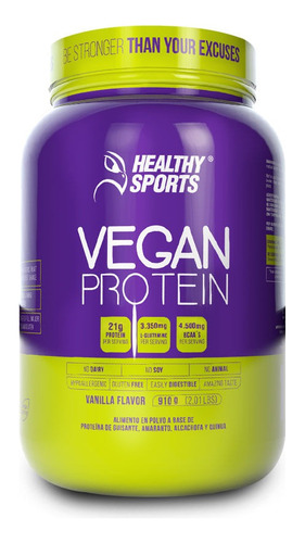 Proteina Vegana Vegan Protein 910 Gr 30 Servicios Healthy