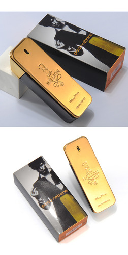 Perfume Para Hombre Gold Brick Fragrance Con Forma De Árbol,