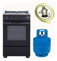 Comprar Cocina A Gas James C-506 Negra + Envase De Garrafa 13kg