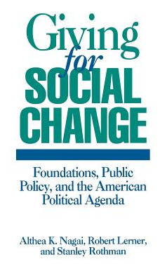 Libro Giving For Social Change: Foundations, Public Polic...
