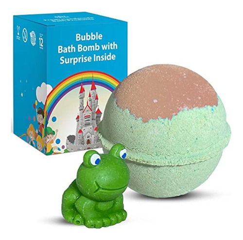1 Bomba De Baño De Burbujas Para Niños Con Juguete Sorpre.
