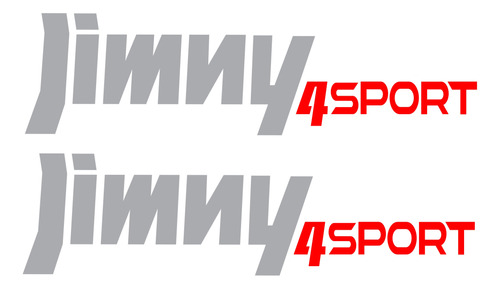 Emblema Adesivo Suzuki Jimny 4sport Par Jmny4s Fgc