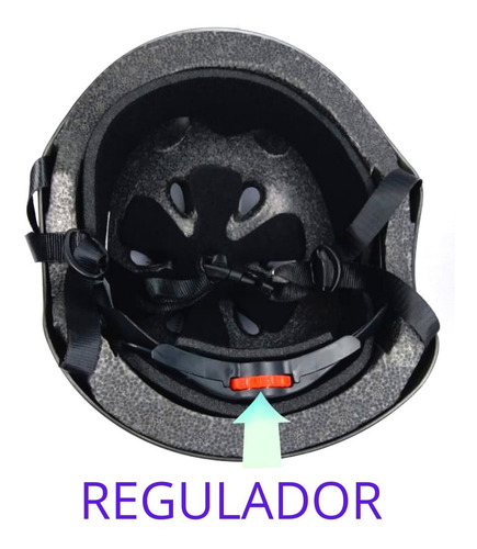 Imagen 2 de 6 de Casco Bicicleta Ciclismo Skate Urbano Regulable Rim-fit Mti