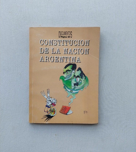 Constitucion De La Nacion Argentina Documentos Página/12