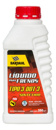 Liquido Para Frenos Dot 3 Bardahl 350ml