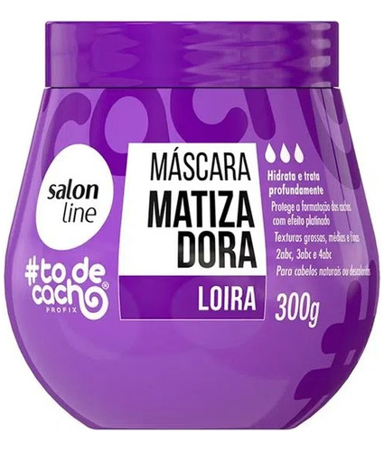 Mascara Matizadora Violeta Salon Line 500 Gr