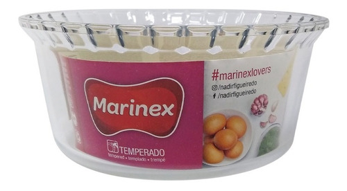 Molde Soufle Fuente Vidrio Templado Marinex 700ml