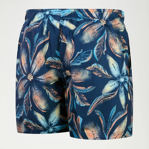 Traje De Baño Natación Hombre Speedo Digital Printed Azul