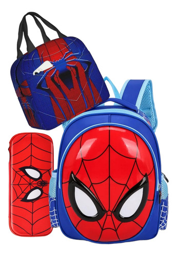 Mochila Spiderman Para Niños De Kinder O Preescolarr