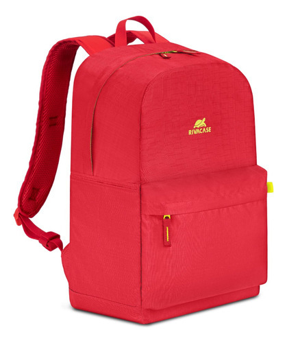 Rivacase 5562 Backpack Ultra Ligera Roja 24l Multi-propósito Repelente Al Agua, Espacio Laptop 15.6 , Bolsillo Frontal C Color Rojo