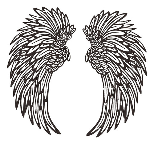 Alas De Ángel Metal Wall Art Decor Hollow Wall Sign Para