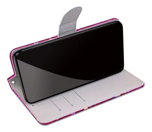 Cc Funda Tipo Cartera Para Nokia G10 Gold Butterfly,