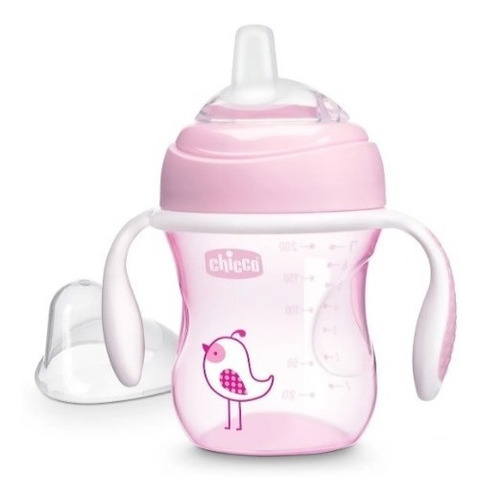 Vaso Chicco Asas Bebe 200ml Transition Cup 4m+ Antiderrame