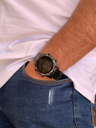 Relógio Masculino Technos Preto Digital Grande T02139ab/4p