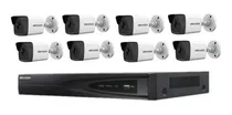 Comprar Kit Nvr Hikvision 8ch 1080p Poe + 8 Cámaras Ip 2mp Magnotec