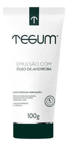 Tegum Emulsão Com Óleo De Andiroba 100gr