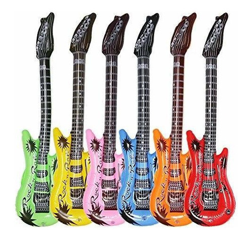 Drdudu Guitarra Inflable Impermeable Varios Colores Para Dec