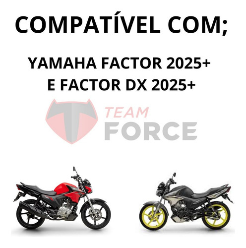 Protetor Mata Cachorro Com Slider Yamaha Factor 150 Dx 2025