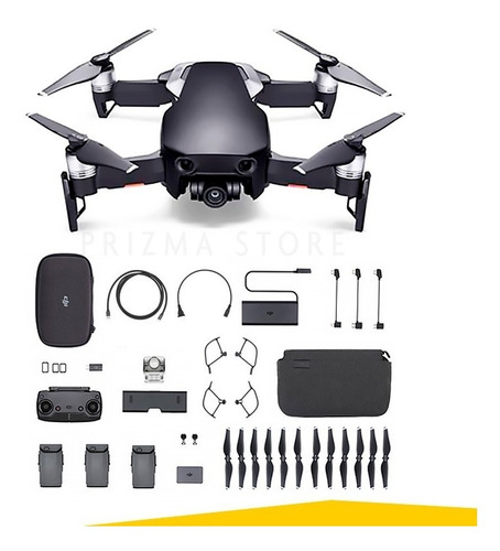 Drone Dji Mavic Air Onyx Black Combo Vuela Mas + Cap. + Mtc