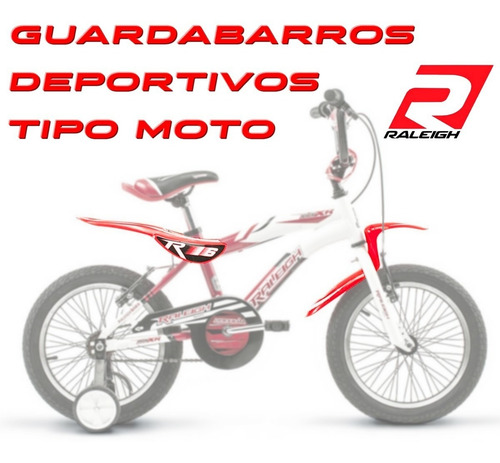 Imagen 2 de 6 de Bicicleta Para Chicos Raleigh Mxr Rodado 16 Aluminio Cross