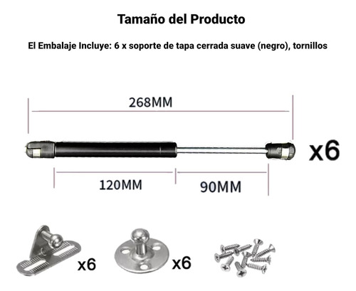 Bisagras Para Alacena Elevables Cocina Integral Hidraulicas