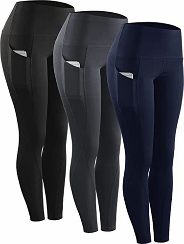 Leggins Deportivos Dama De Licra Con Bolsa Celular Gym
