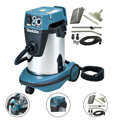 Aspirador De Pó E Água Tomada Automática Vc3210lx1 - Makita