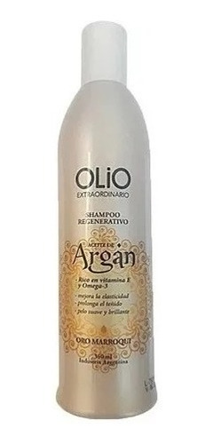 Shampoo Olio Regenerativo Aceite De Argán Oro Vita E X350ml