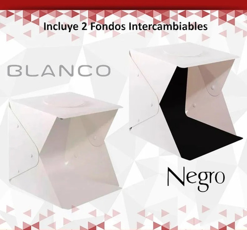 Imagen 5 de 8 de Caja De Luz Light Box Led Fotografia Producto C/ Tripode