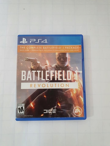 Battlefield 1 Revolution Playstation 4 Ps4 