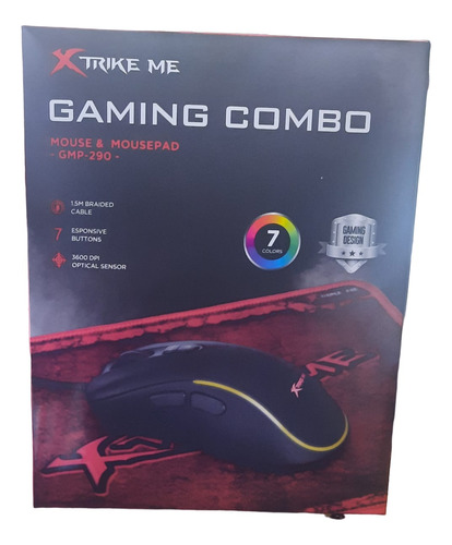 Mouse Rgb Xtrike Me Gamer Combo