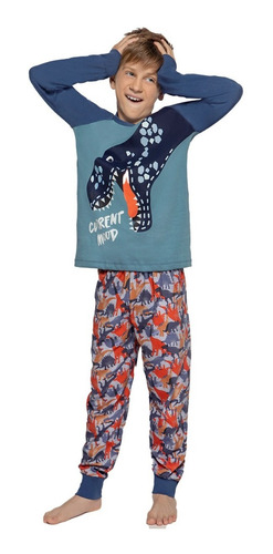 Imagen 1 de 1 de Pijama De Nene De Invierno De Algodón