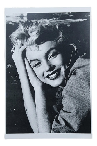 Marilyn Monroe Poster Lamina 46x30 Cm Papel 150g Arte Deco 