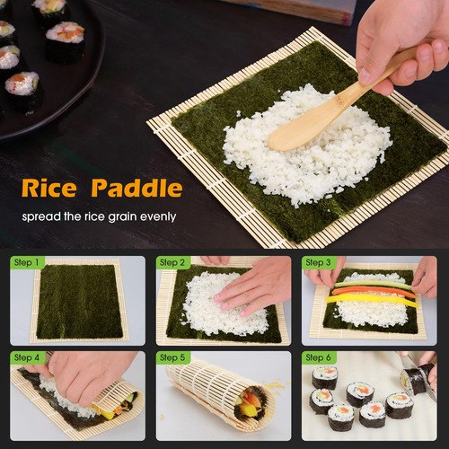 Kit De Fabricación De Sushi Con Utensilios Para Principiante